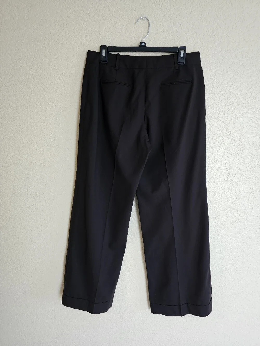 Wide-Leg Brown Dress Pants with Front Pleats - Picture 4 of 13